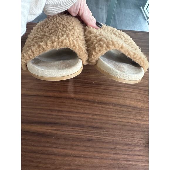 Jenni Kayne Shearling Slide Slippers Size 38(8) - Picture 2 of 9